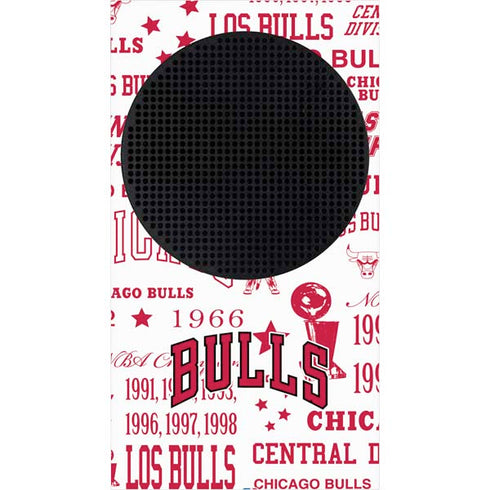 NBA Chicago Bulls Historic Blast Xbox Series S Console Skin